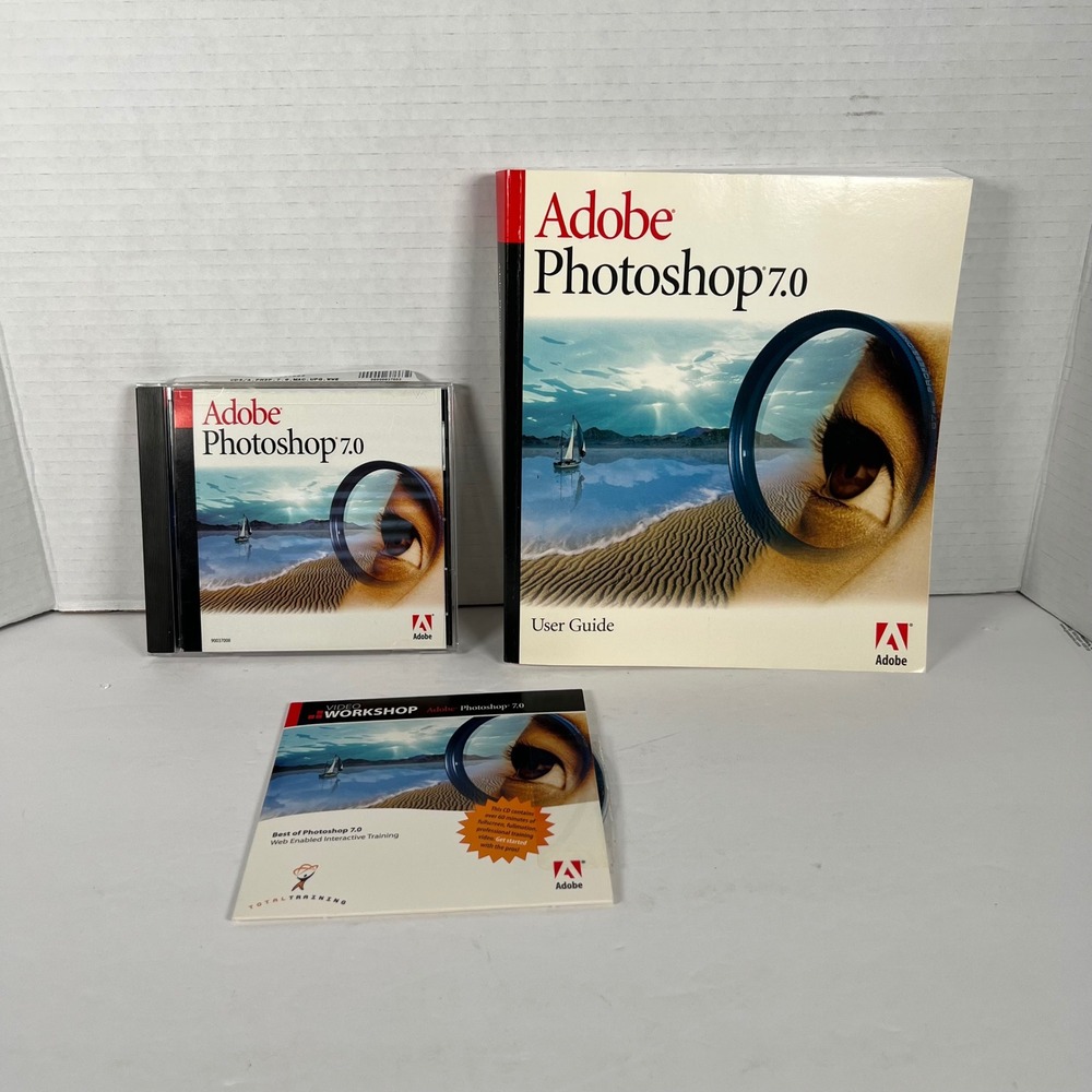 Adobe Photoshop 7.0 Macintosh Upgrade Box Set Mac OS X 9 Vintage Software - Picture 3 of 4